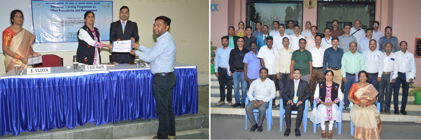 Shri. Gaurav Katiyaar, IES, Joint Director (Admin), O/o DC-MSME, MoMSME, GoI attended the Valediction as Special Guest for Refresher Training on Office Procedures & Management for DC-MSME Officials, sponsored by O/o DC-MSME